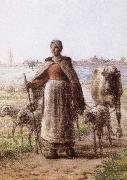 Jean Francois Millet A coulp of peasant china oil painting reproduction